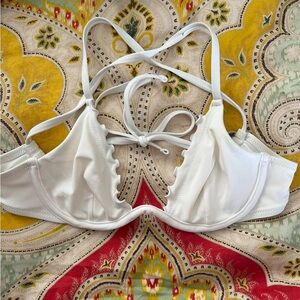 Elegant White Women's Bralette